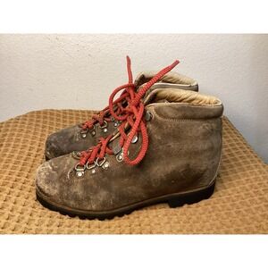 VTG PIVETTA for DMC Mountain Hiking Men's Sz 6 AA Beige Boots Made in Italy